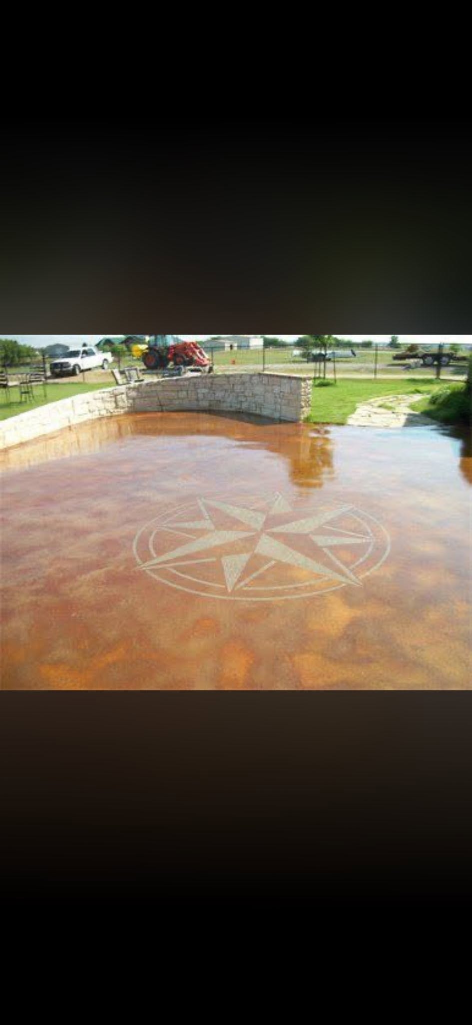 Luxury epoxy floor finish by Upscale Concrete Staining